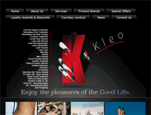 Tablet Screenshot of kleobeautyrichmond.com